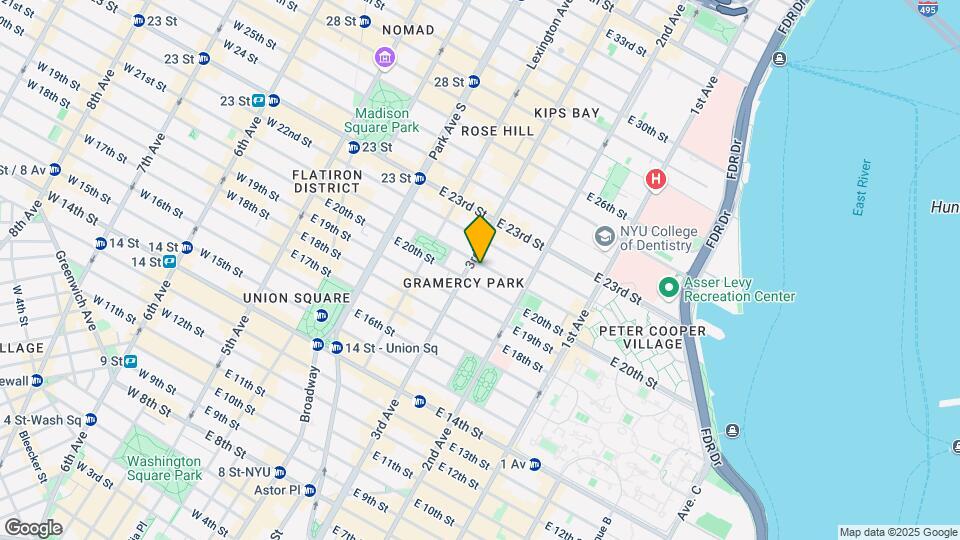 202 E 21st St Mapa y Detalles de la Ubicación