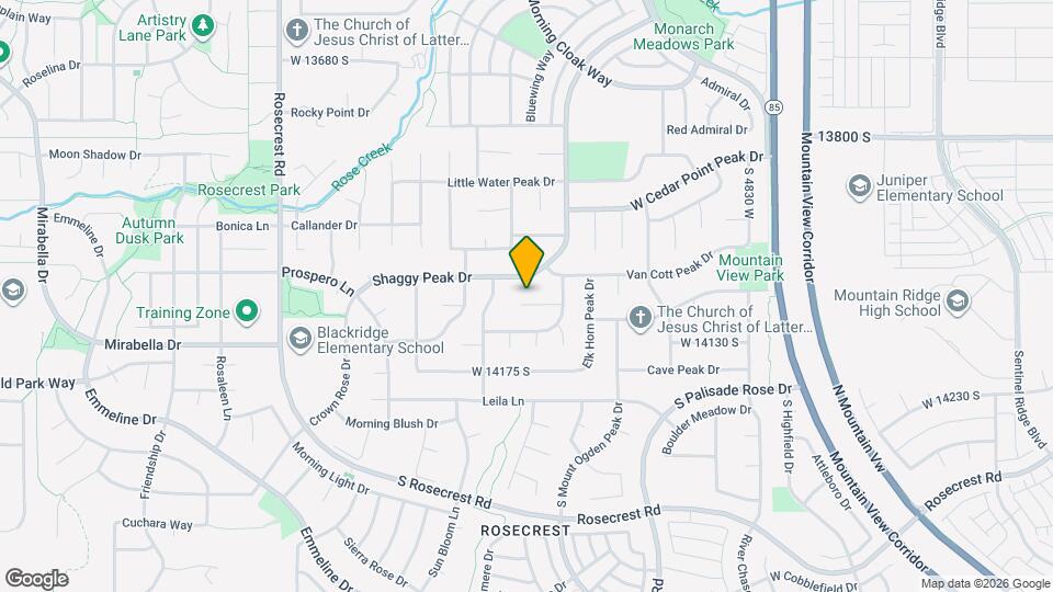 5202 Butterfield Peak Cir Map and Location Details