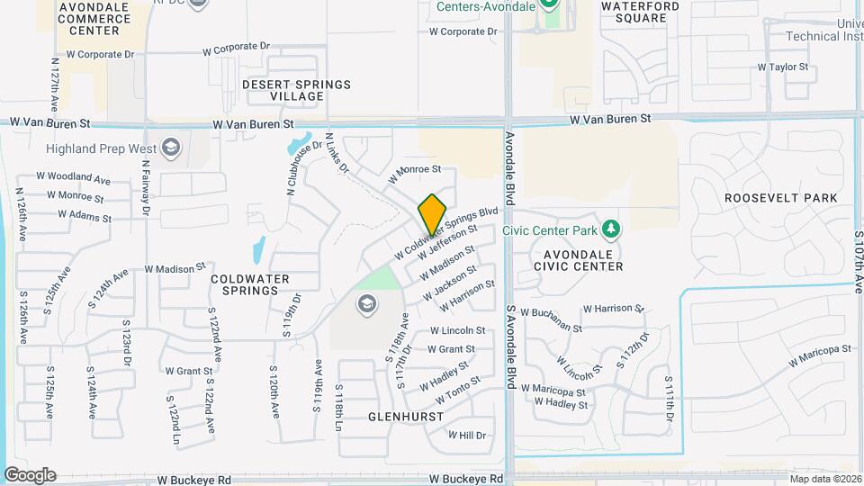 11626 W Jefferson St Mapa y Detalles de la Ubicación