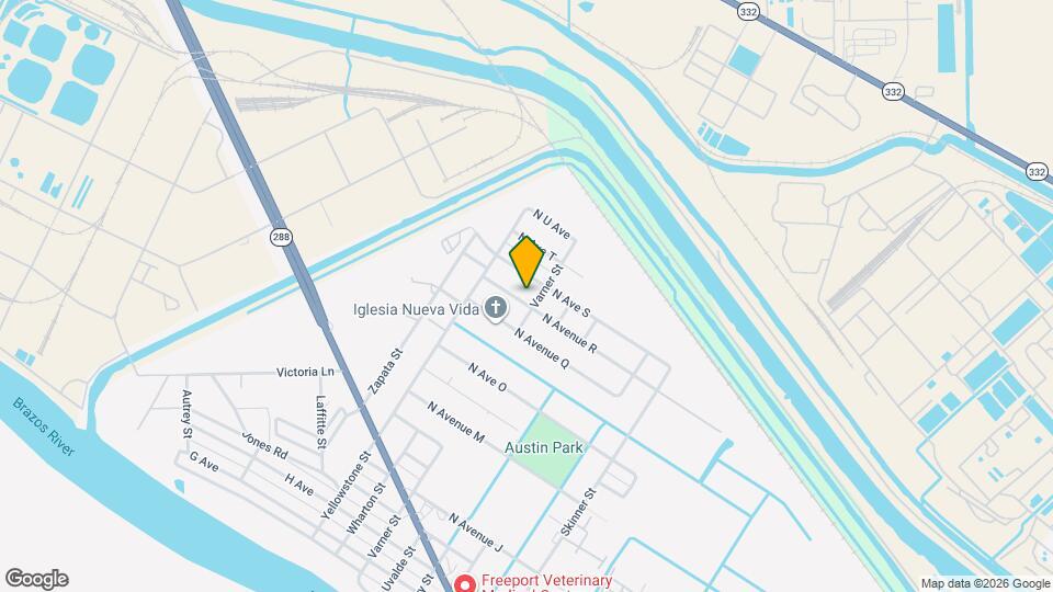 1708 N Avenue R Mapa y Detalles de la Ubicación