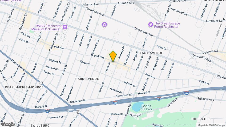 639 Park Ave Map and Location Details