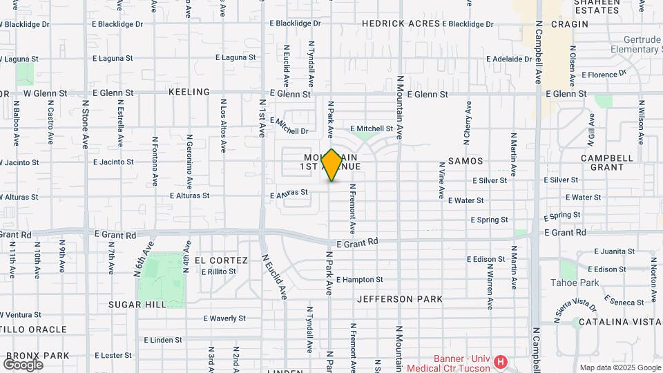 1004 E Silver St Map and Location Details