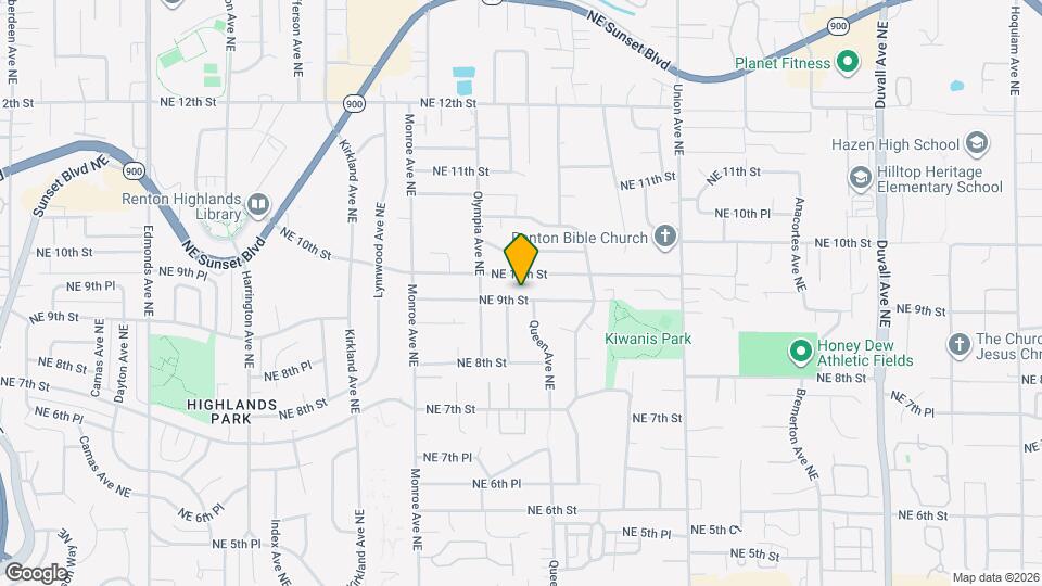 3600 NE 9th St Map and Location Details