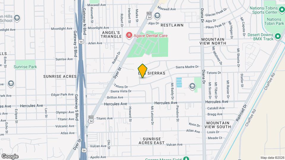 4724 Sierra Madre Dr Map and Location Details