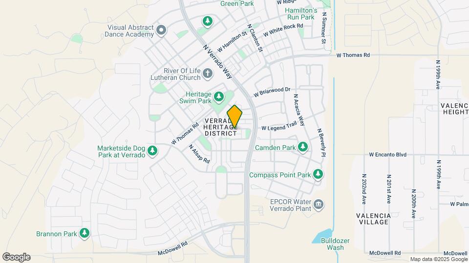 20741 W Legend Trail Map and Location Details