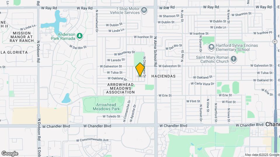 513 N Apache Dr Map and Location Details