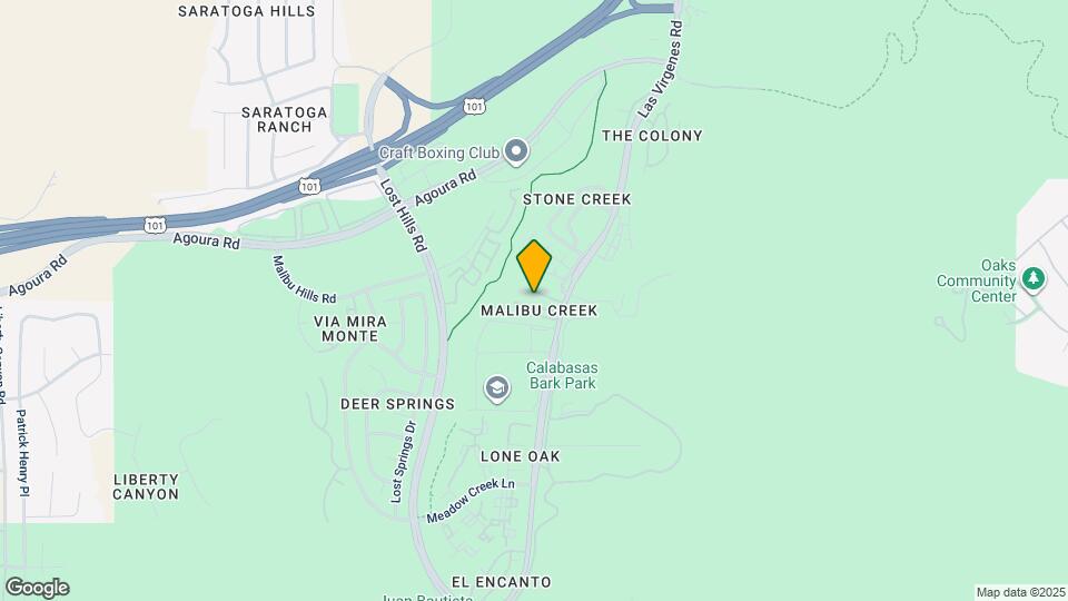 4201 Las Virgenes Rd, Unit 205 Map and Location Details