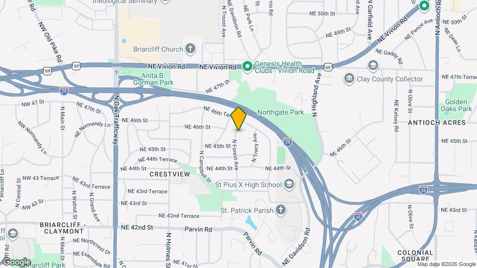 4535 N Forest Ave Map and Location Details