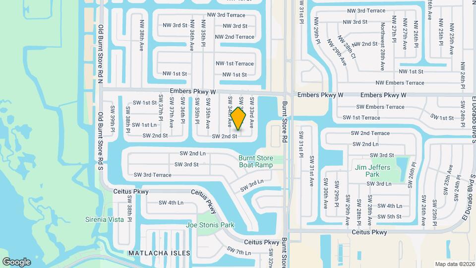 142 SW 33rd Pl Map and Location Details