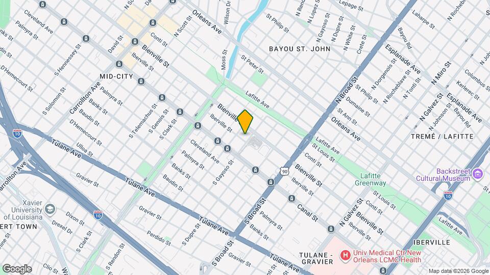 3009 Iberville St Map and Location Details