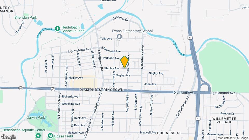 845 Stanley Ave Map and Location Details