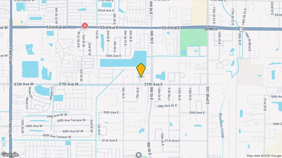 5621 7th St Ct E Map and Location Details