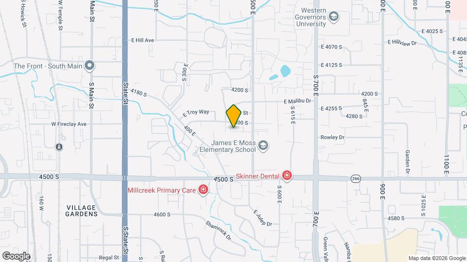 446 E Windy Garden Ln Map and Location Details