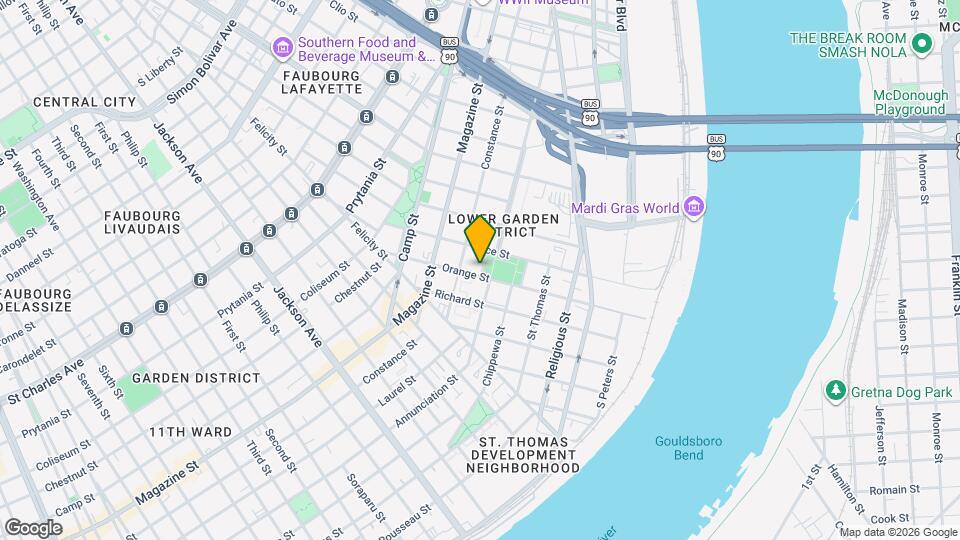 1537 Annunciation St Map and Location Details