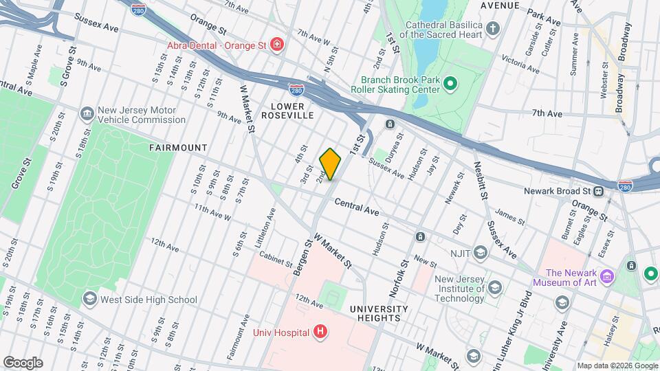 58 1st St Map and Location Details