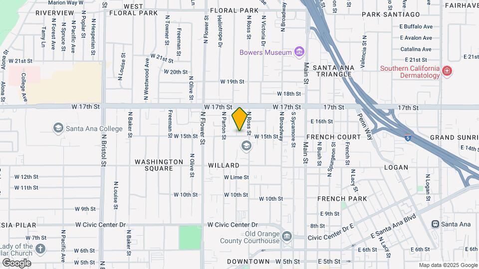 1501 N Van Ness Ave Map and Location Details