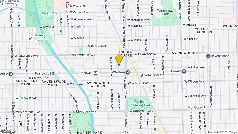 4705 N Artesian Ave Map and Location Details