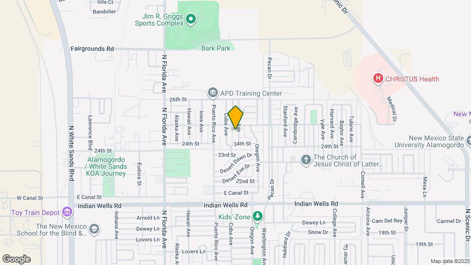 2409 Utah Ave Map and Location Details