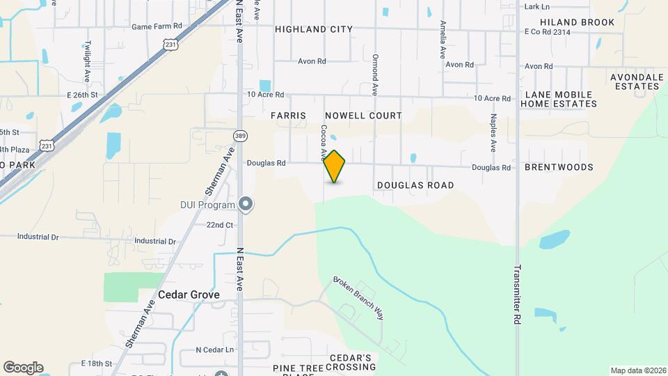 2904 Cocoa Ct Map and Location Details