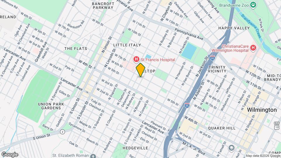 507 N Rodney St, Unit Apt #1 Map and Location Details