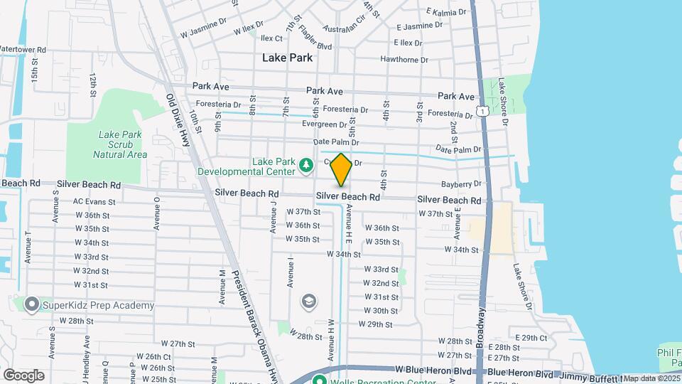 507 Silver Beach Rd Map and Location Details