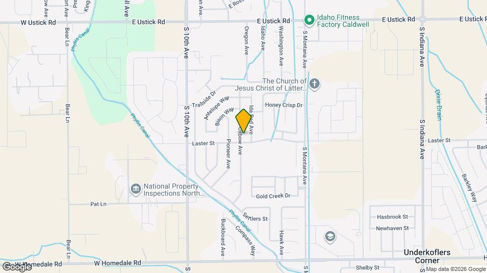 4719 Oxbow Ave Map and Location Details