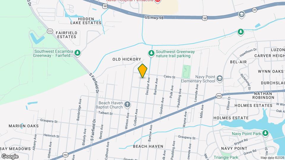 1008 Colbert Ave Map and Location Details