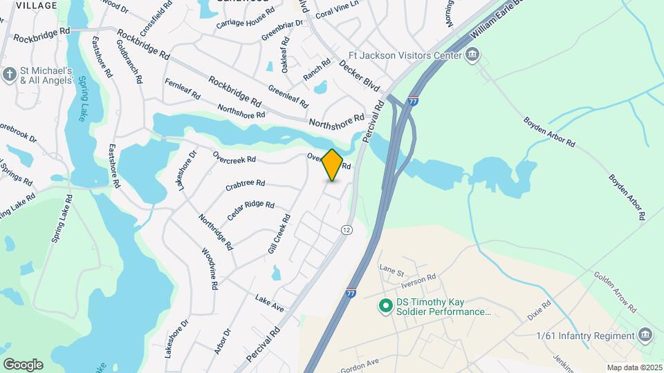 6412 Grosse Point Dr Map and Location Details