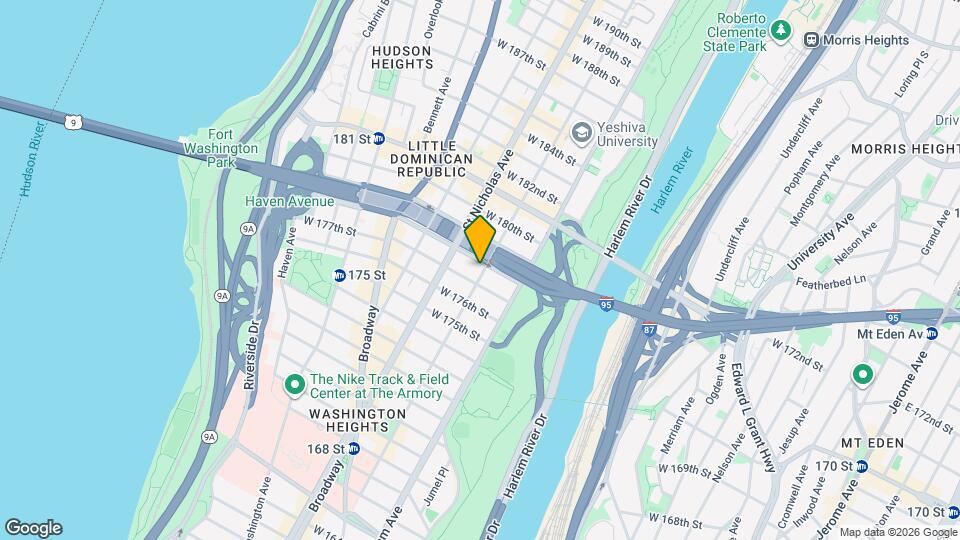 248 Audubon Ave Map and Location Details