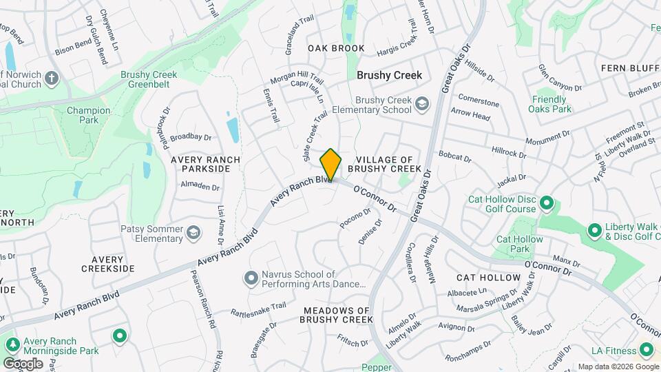 9104 Corbin Creek Cove Map and Location Details