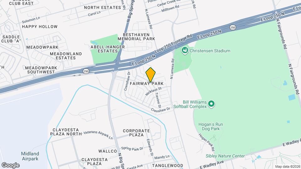 4407 Trevino St Map and Location Details