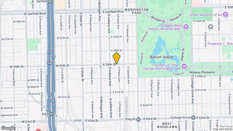 5902 S Prairie Ave Map and Location Details