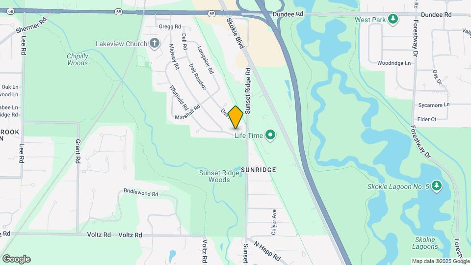 1210 Dell Rd Map and Location Details