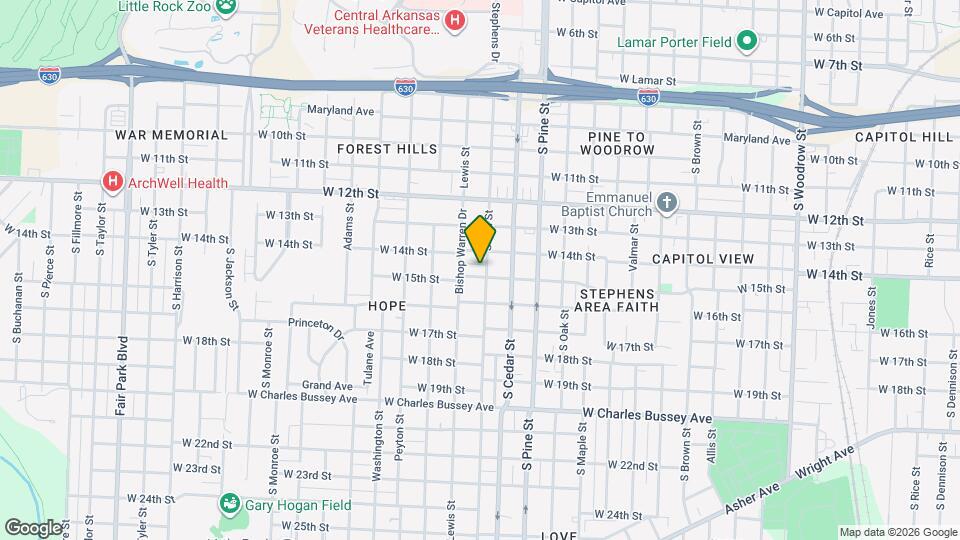 4104 W 15th St Map and Location Details