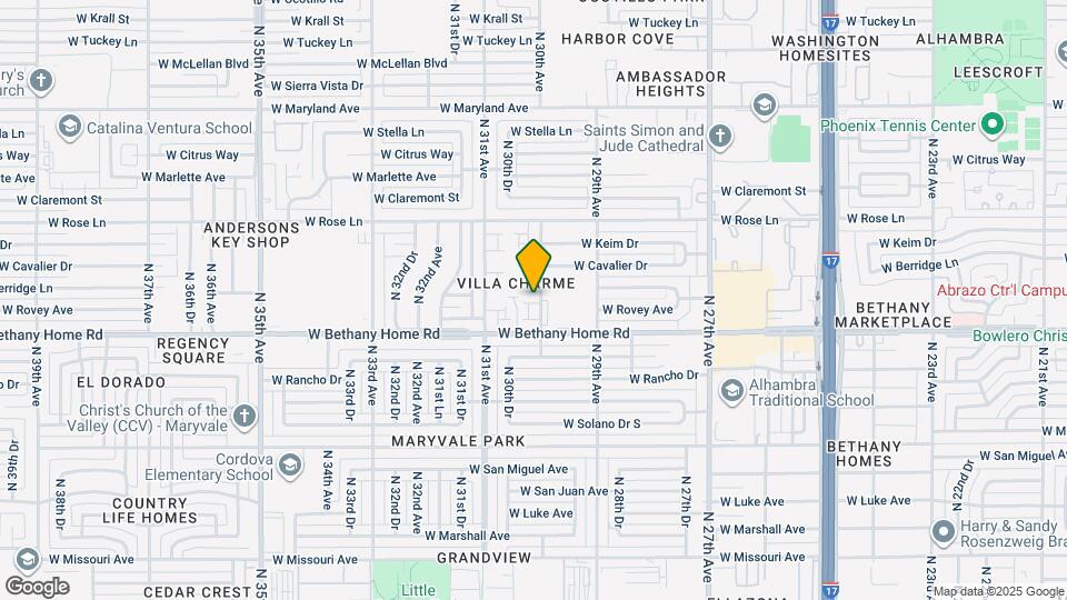 6034 N 30th Ave Map and Location Details