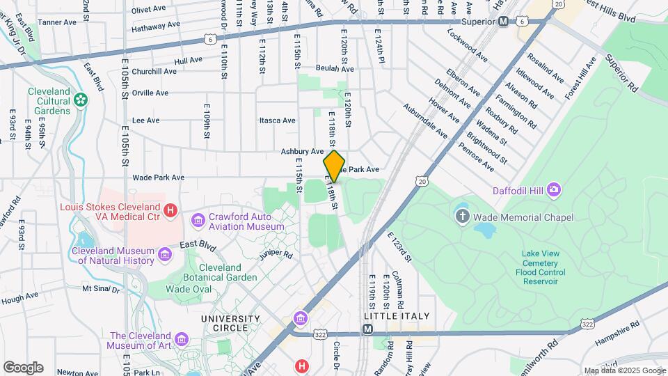 1569 E 118th St Map and Location Details