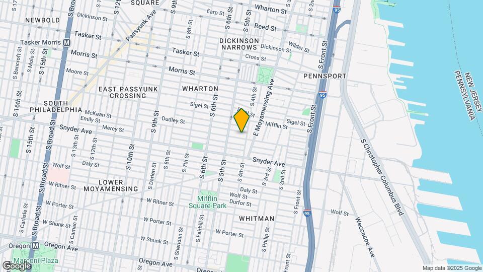 411 McKean St Map and Location Details