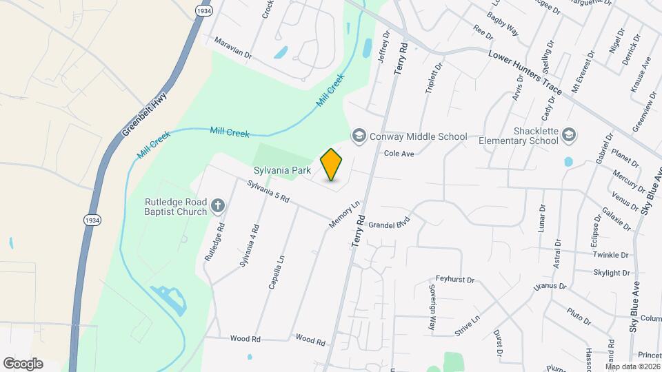 6103 Trena Trail Mapa y Detalles de la Ubicación