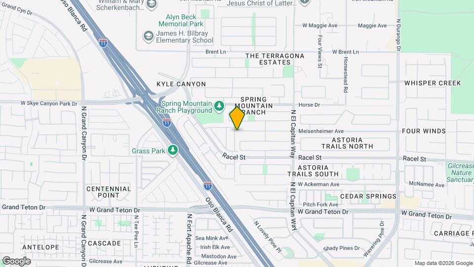 8264 Strawberry Spring St Map and Location Details