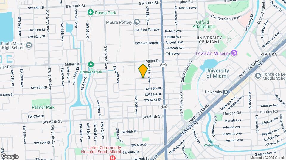 5840 SW 58th Terrace Map and Location Details