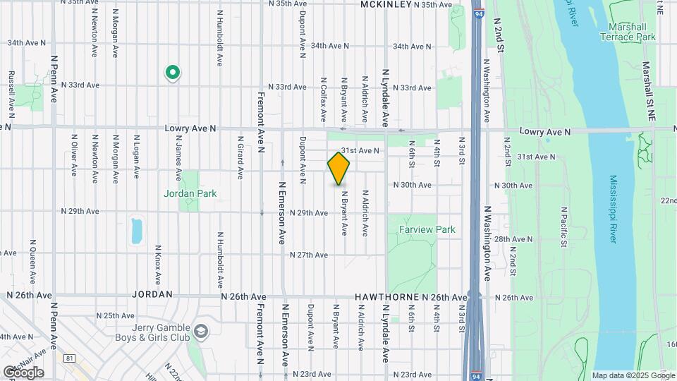 2931 N Bryant Ave Map and Location Details