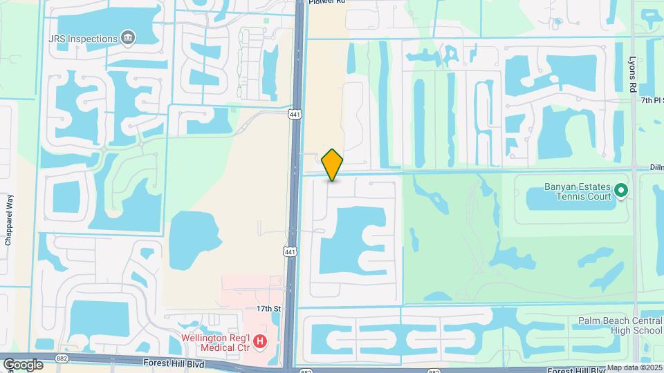 1282 Pebble Ridge Ln Map and Location Details