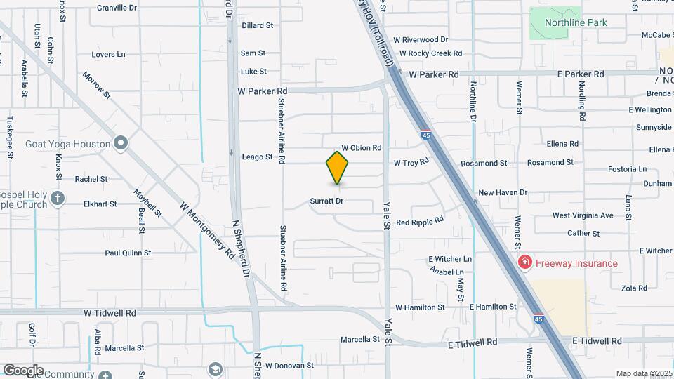 6015 Yale Garden Ln Map and Location Details