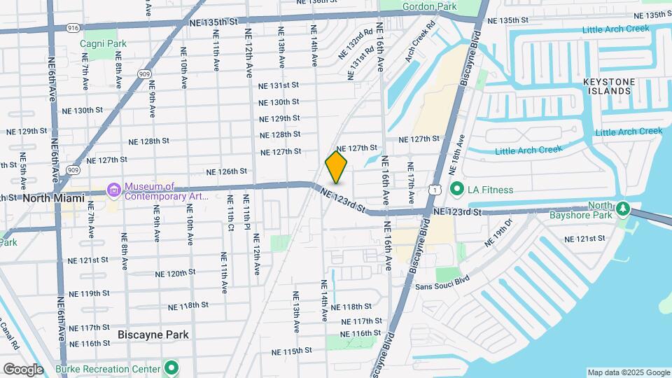 1465 NE 123rd St Map and Location Details