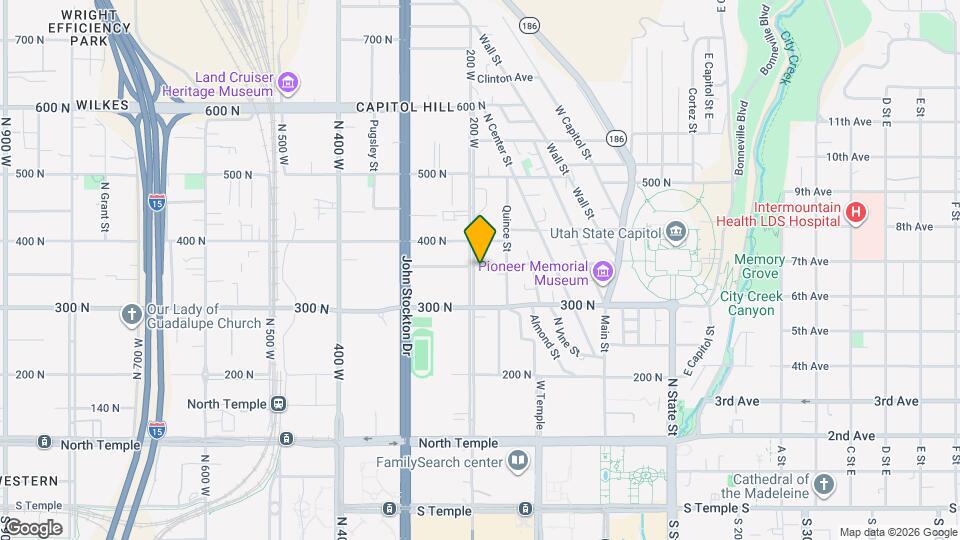 348 N 200 W Map and Location Details