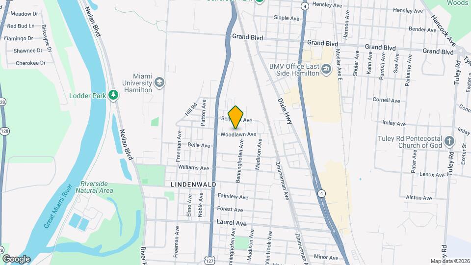 2084 Logan Ave Map and Location Details