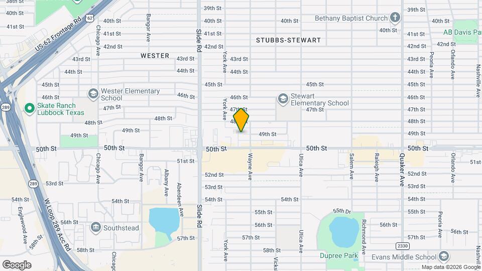 5007 49th St Map and Location Details