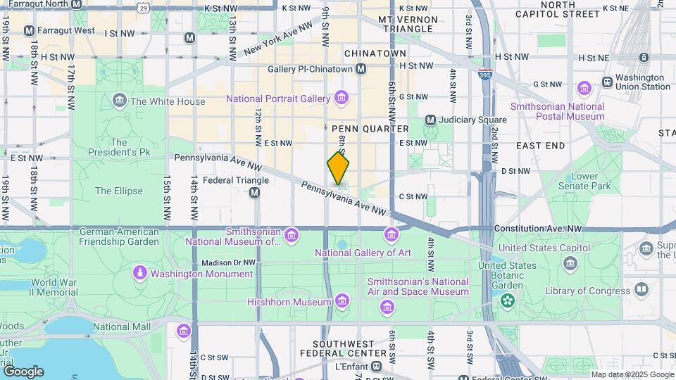 801 Pennsylvania Ave NW Map and Location Details