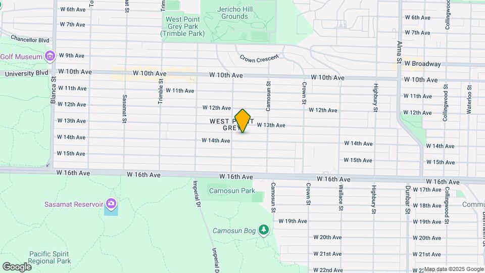 4173 W 14th Ave Map and Location Details