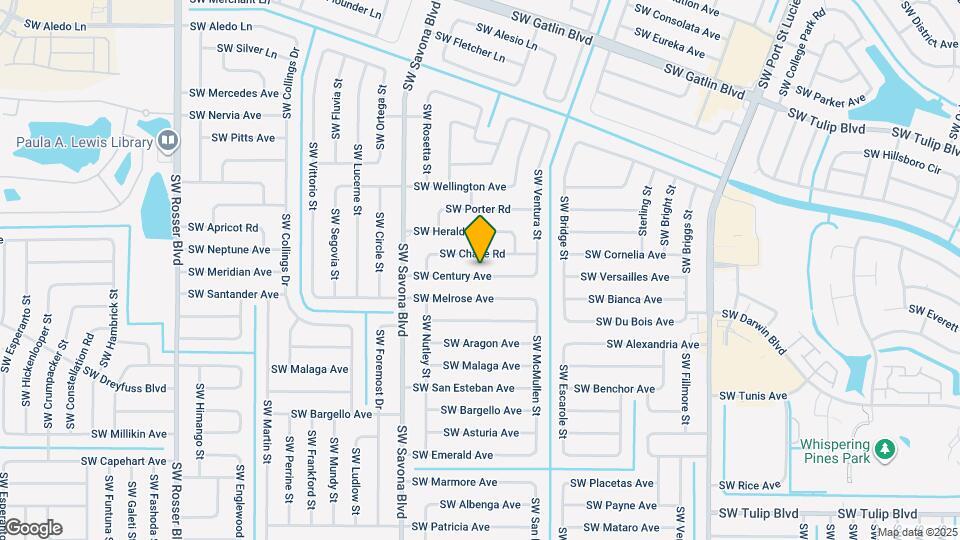 1265 SW Century Ave Map and Location Details